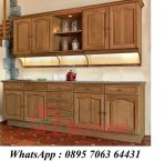 Kitchen Set Rak Dapur Solid Teak Wood