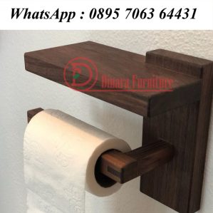 Tempat Tisu Toilet Bahan Kayu