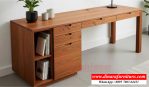 Meja Kerja Kantor Kayu Jati